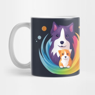 cat and dog are friends Mug